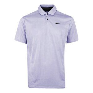 $80 NIKE GOLF JAQUARD TOUR POLO SHIRT DR5303-536 OXYGEN PURPLE/BLACK XL